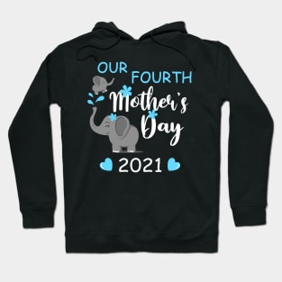 Our Fourth Mother's Day Shirt 4th For Mom & Baby Matching Hoodie